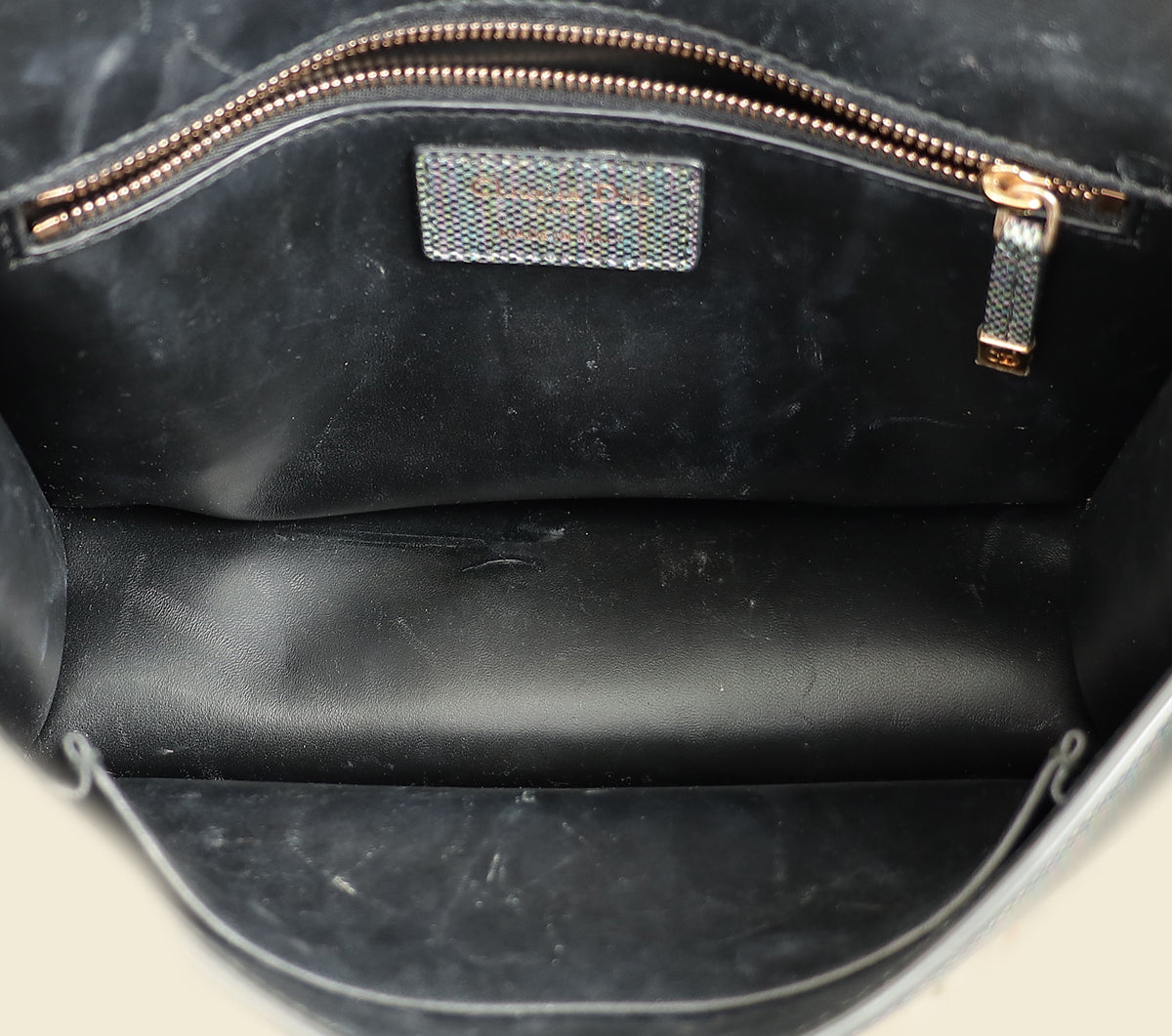 Christian Dior Grey Multicolor 30 Montaigne Flap Bag