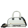 Christian Dior Bicolor Vibe Zip Medium Bowling Bag