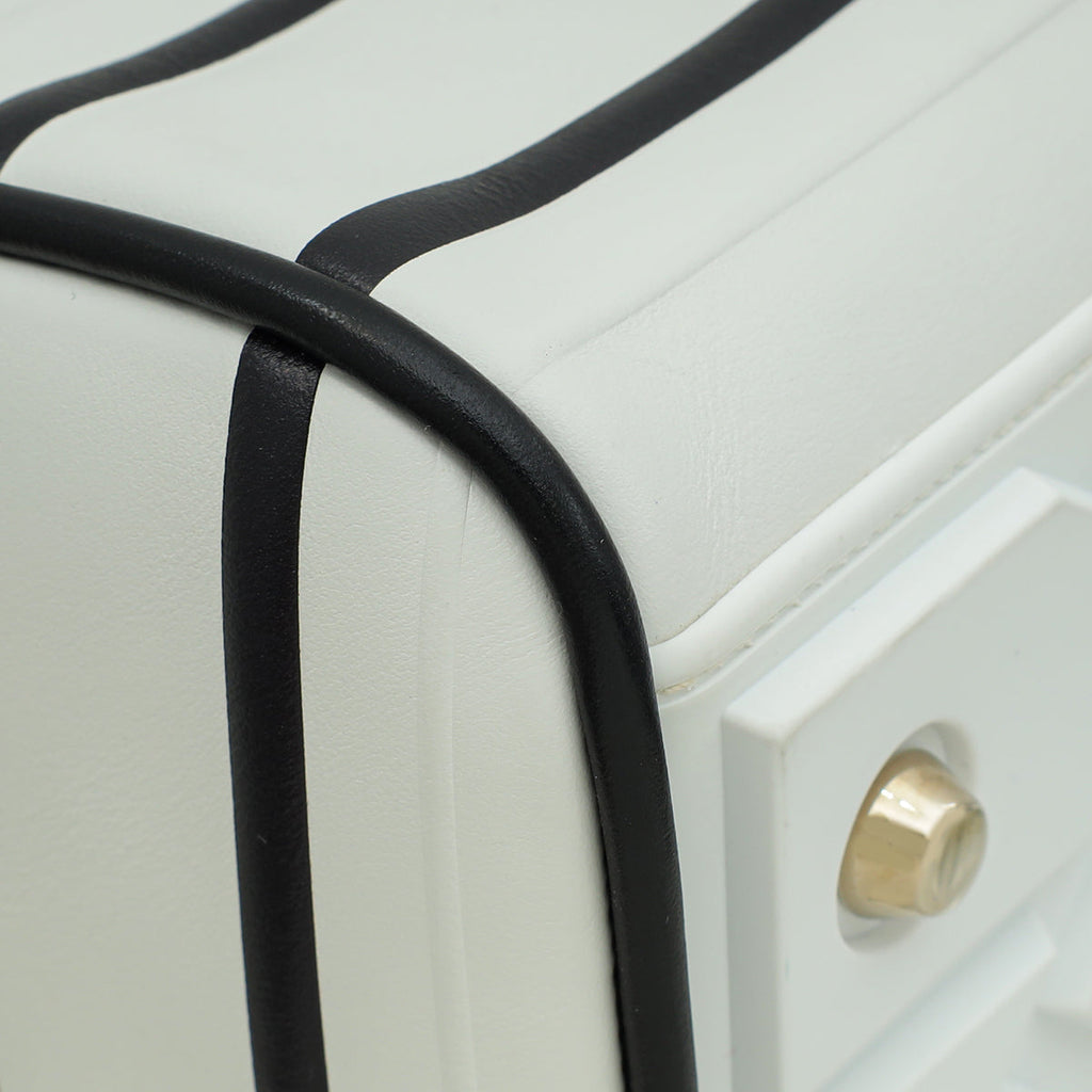 Christian Dior Bicolor Vibe Zip Medium Bowling Bag