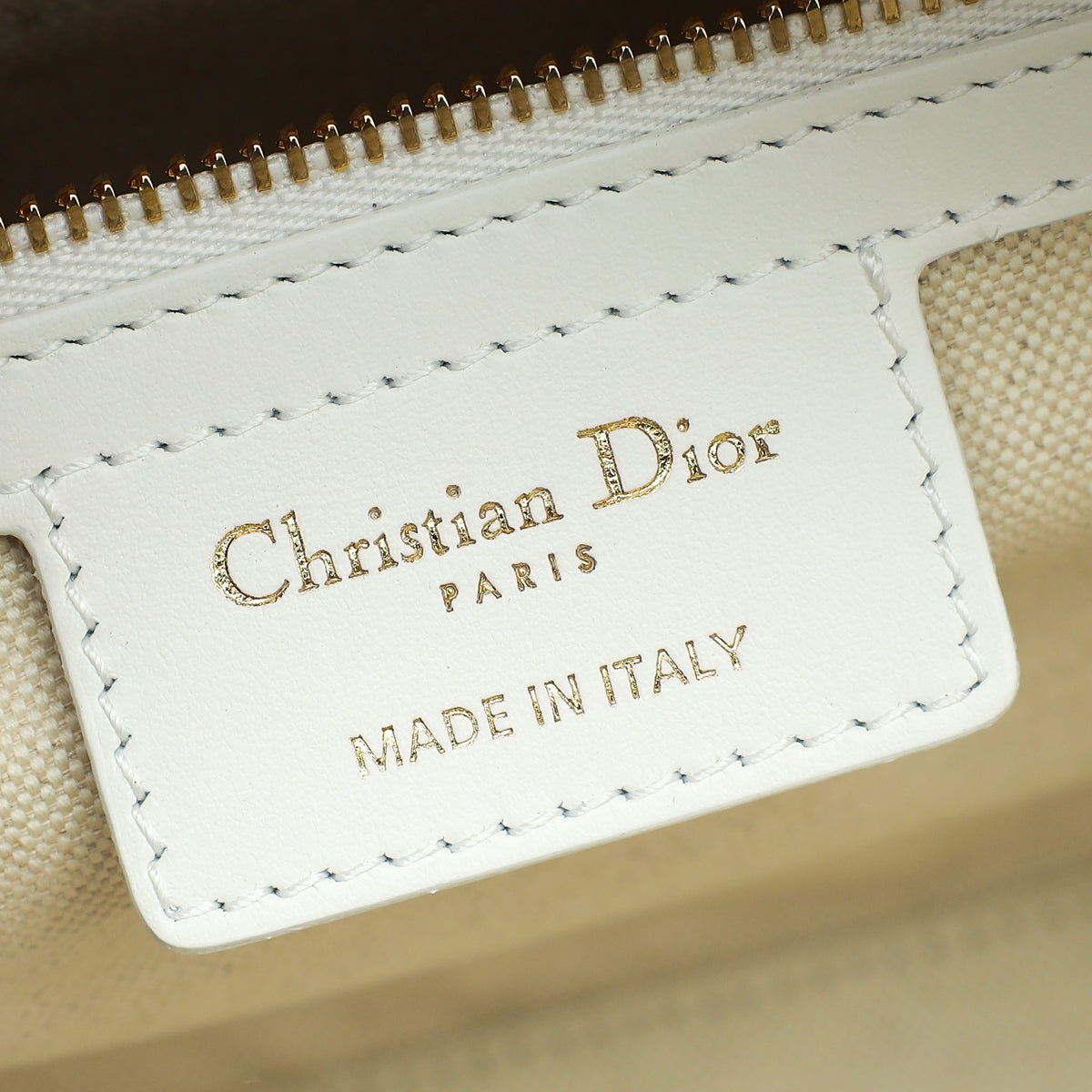 Christian Dior Bicolor Vibe Zip Medium Bowling Bag
