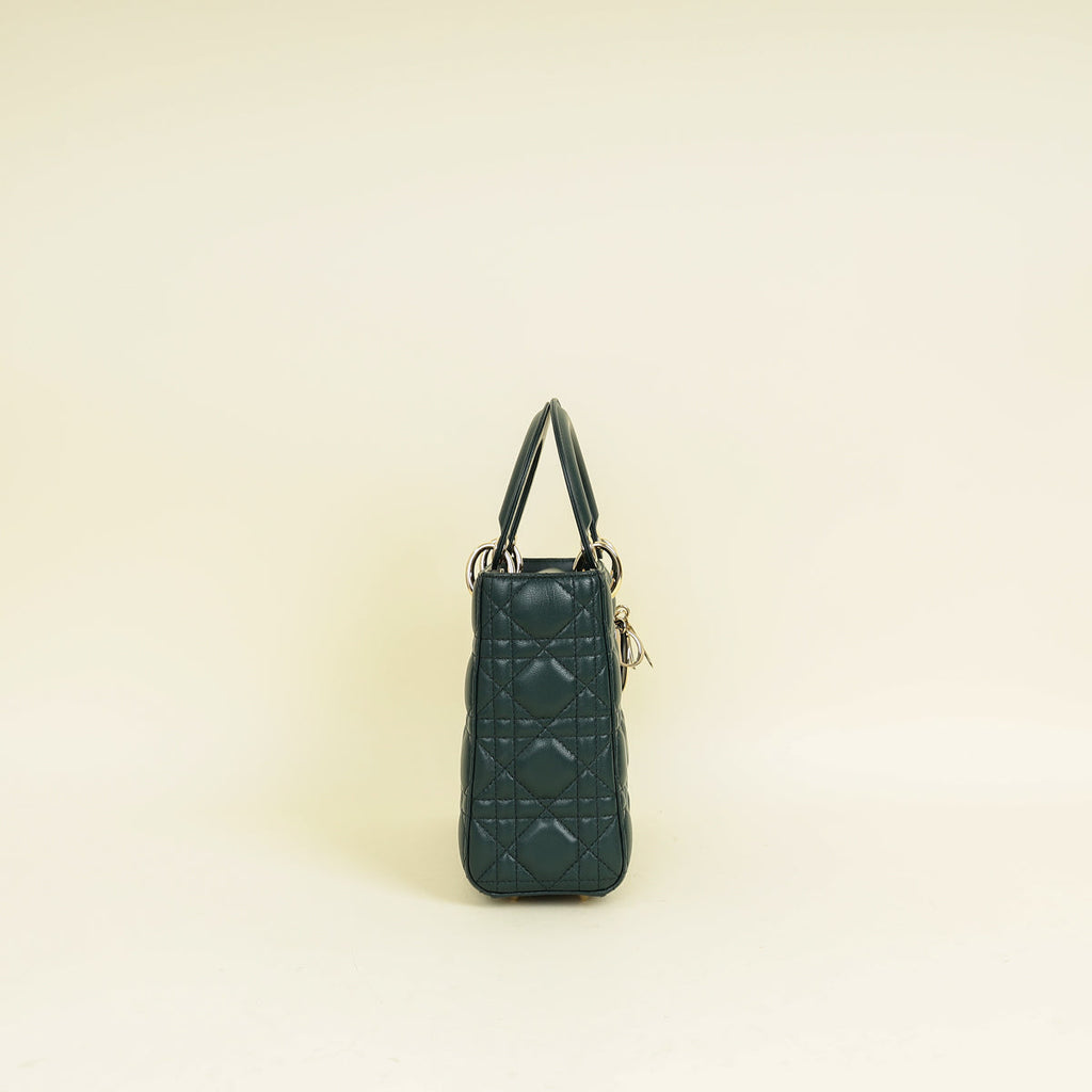 Christian Dior Emerald Green Lady Dior My ABCDior Small Bag