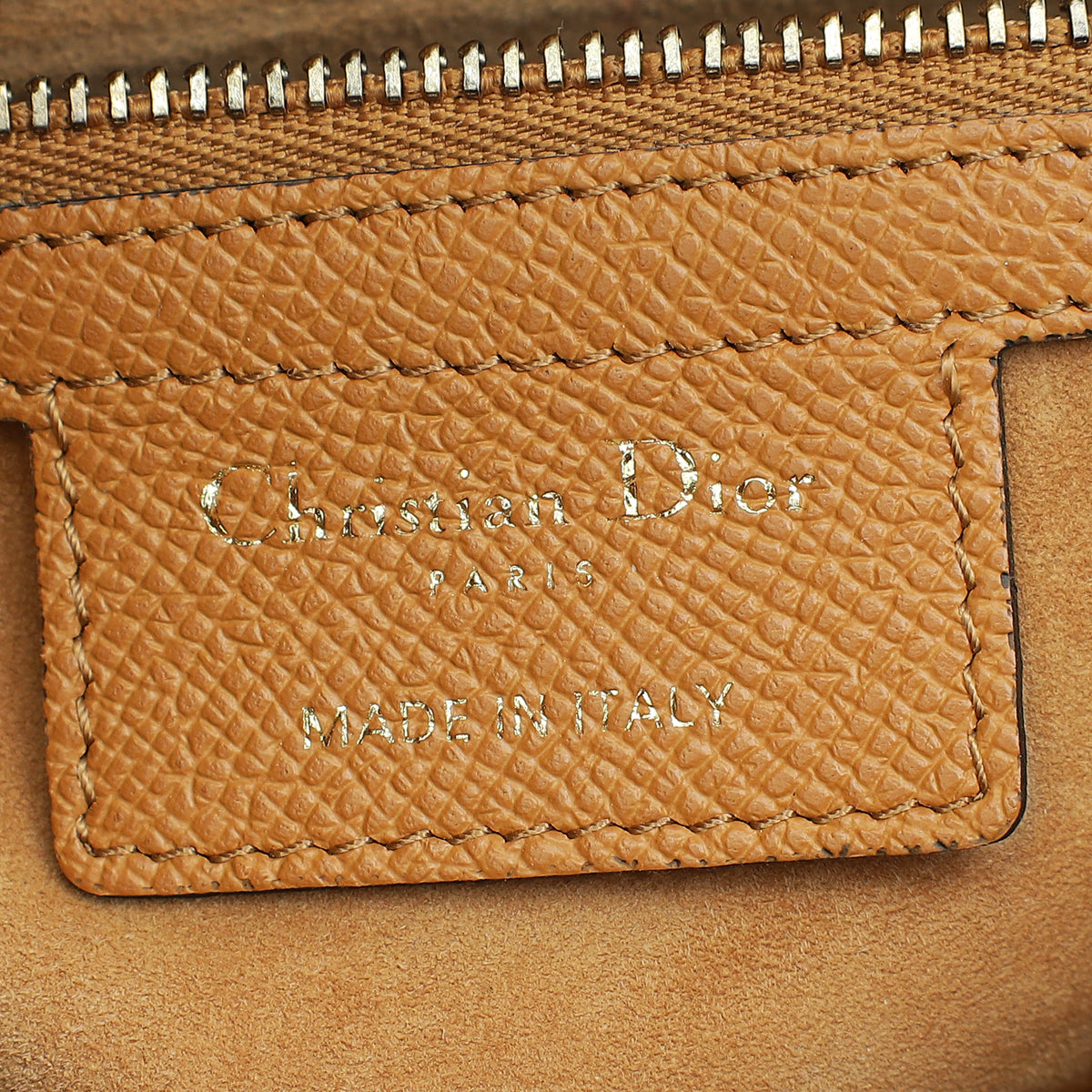 Christian Dior Golden Saddle Medium Bag