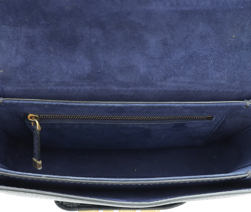 Christian Dior Navy Blue Dio(r)evolution Flap Bag