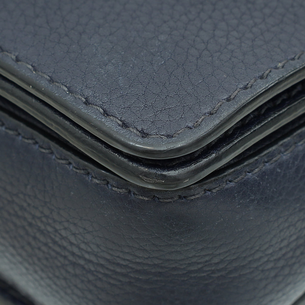 Christian Dior Navy Blue Dio(r)evolution Flap Bag