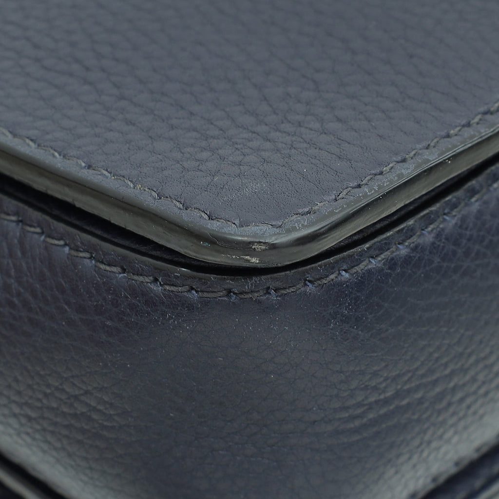 Christian Dior Navy Blue Dio(r)evolution Flap Bag