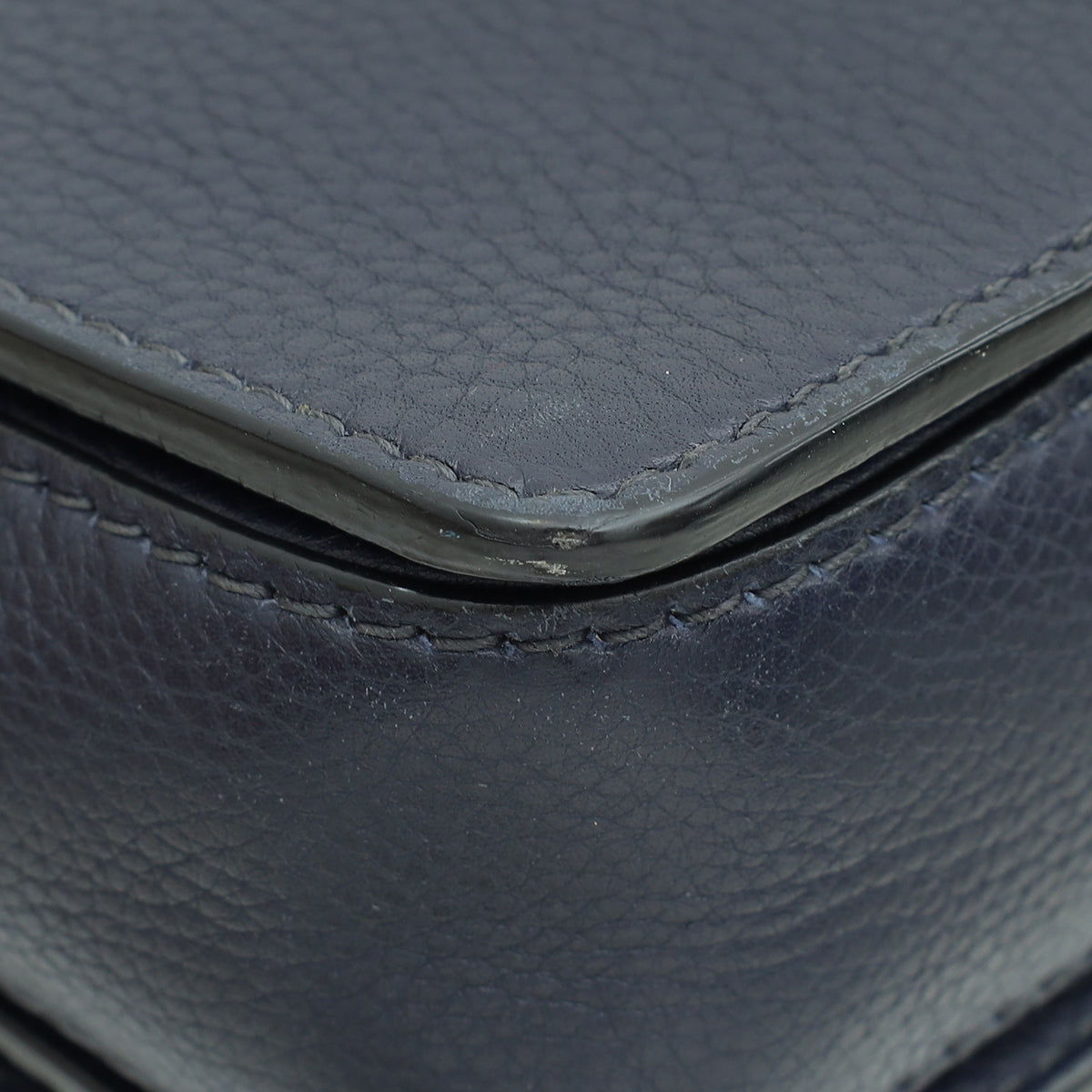 Christian Dior Navy Blue Dio(r)evolution Flap Bag