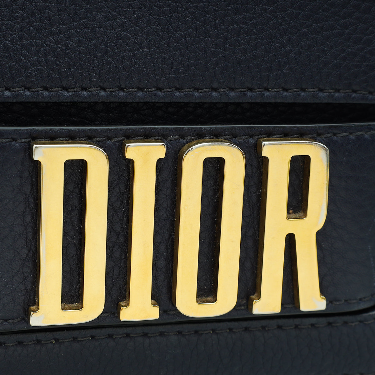 Christian Dior Navy Blue Dio(r)evolution Flap Bag