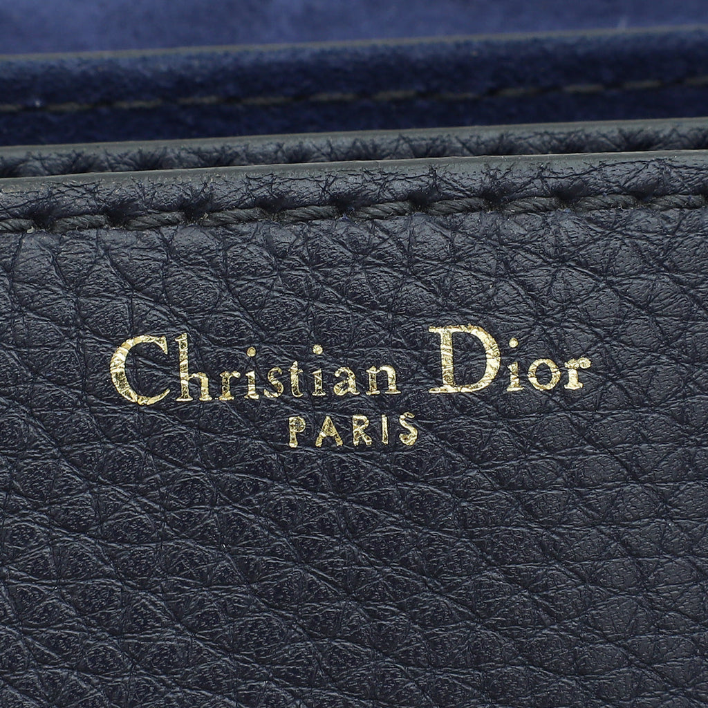 Christian Dior Navy Blue Dio(r)evolution Flap Bag