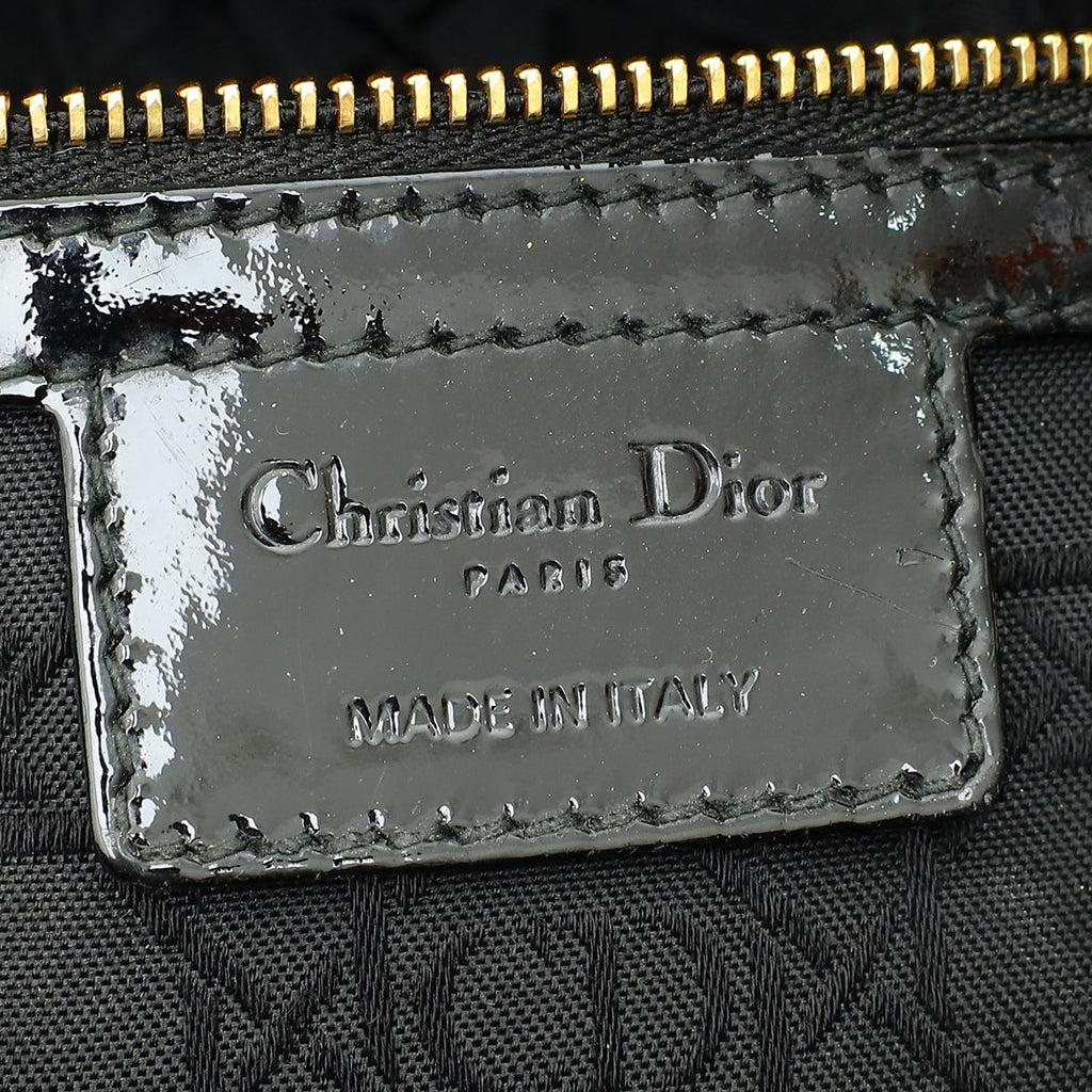 Christian Dior Black Lady Dior Medium Bag
