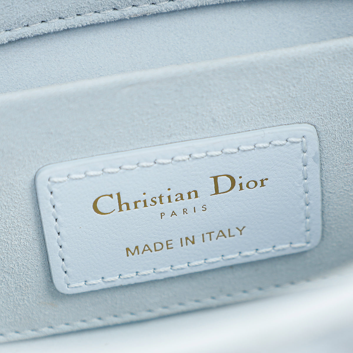 Christian Dior Shirt Blue Lady D-Joy Small Bag