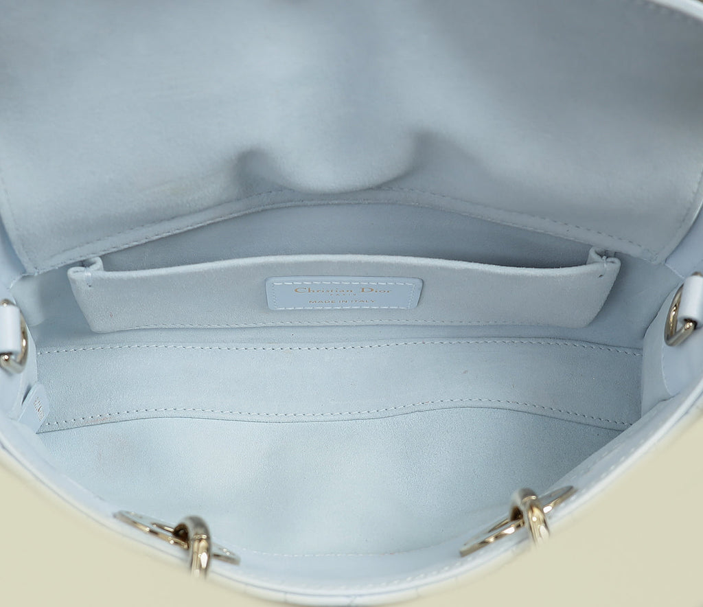 Christian Dior Shirt Blue Lady D-Joy Small Bag