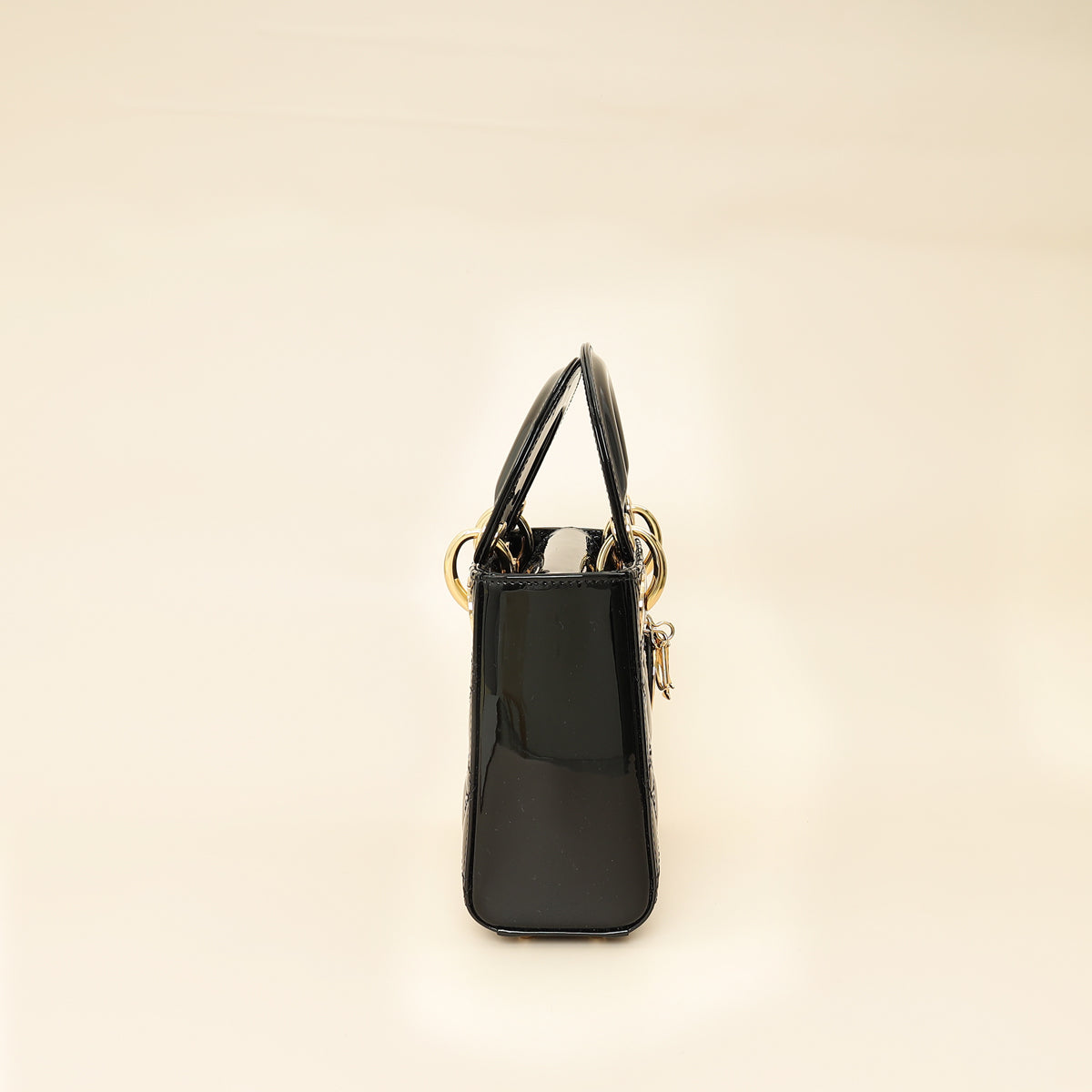 Christian Dior Black Lady Dior Mini Chain Bag