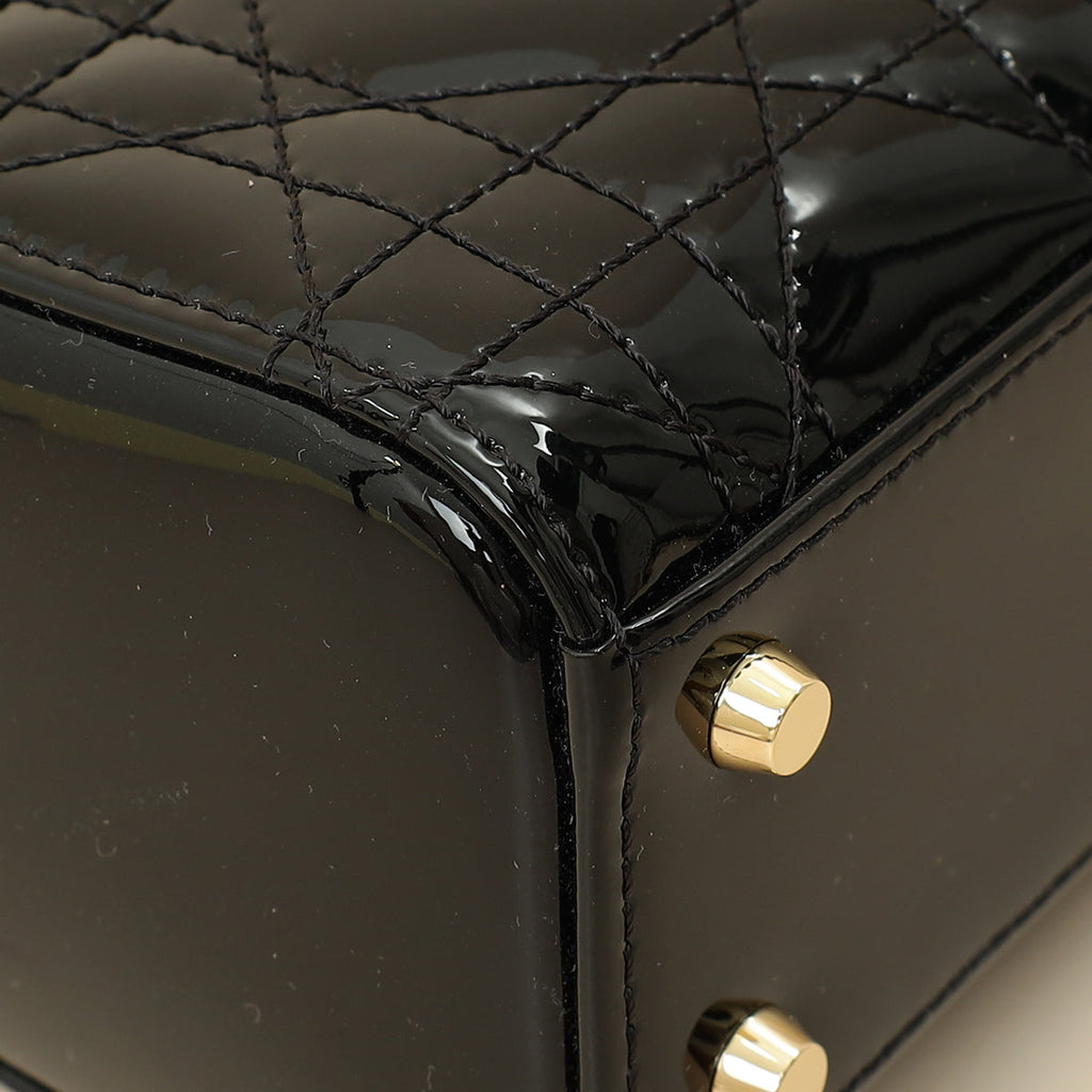 Christian Dior Black Lady Dior Mini Chain Bag