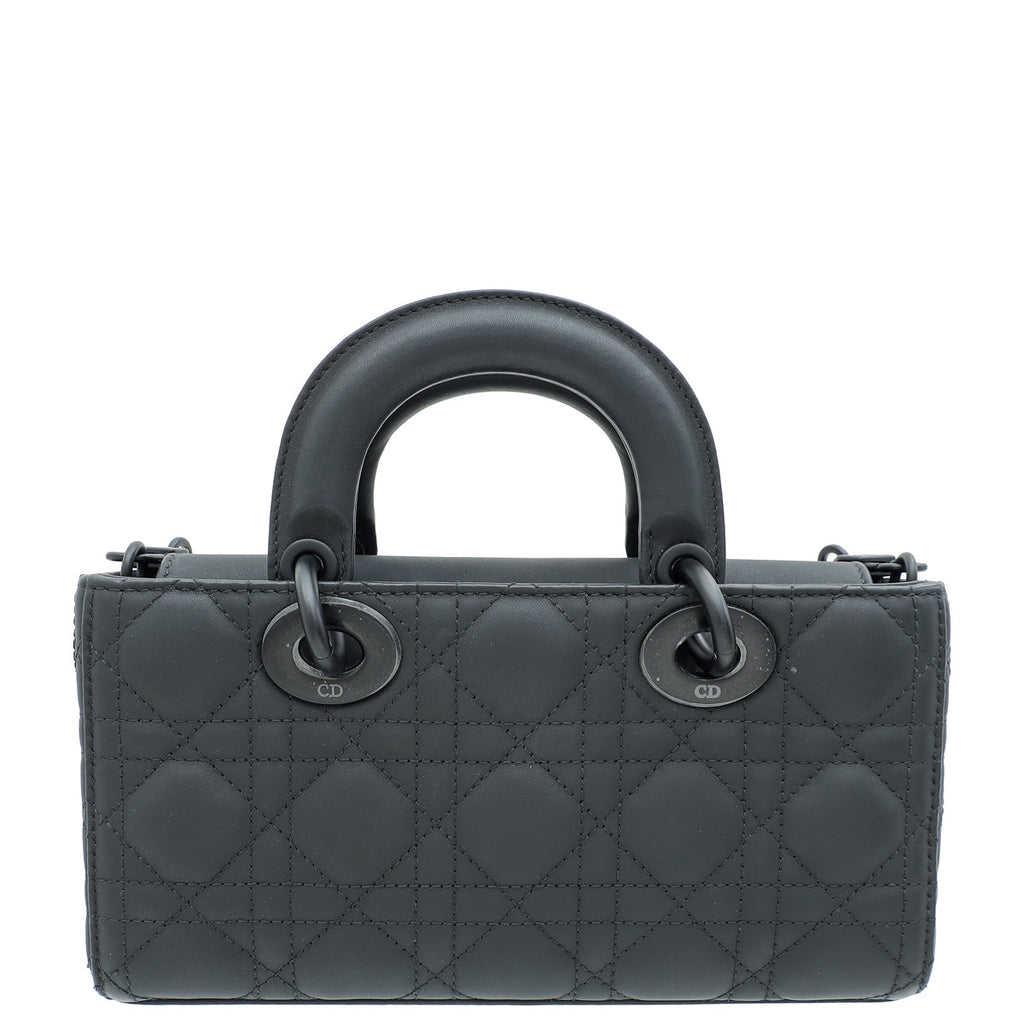 Christian Dior Black Ultramatte D-Joy Small Bag