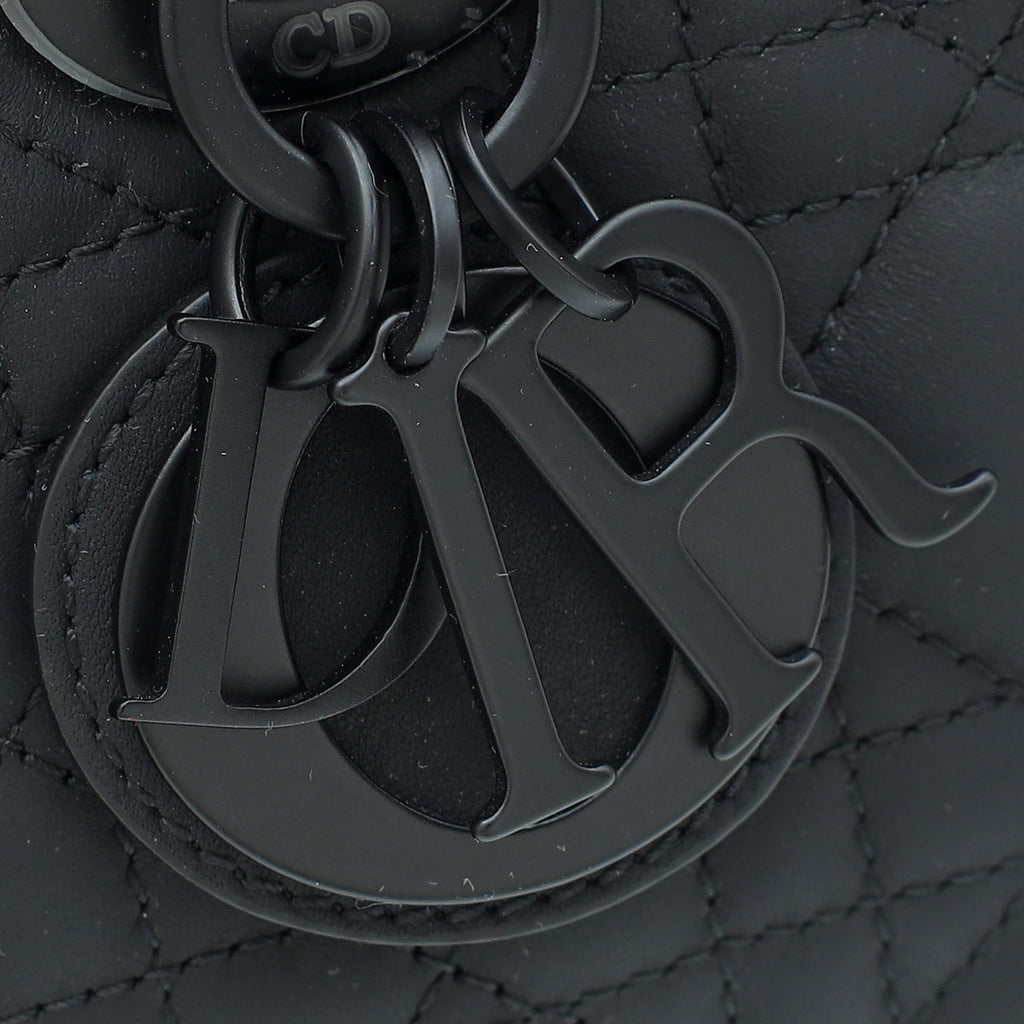 Christian Dior Black Ultramatte D-Joy Small Bag