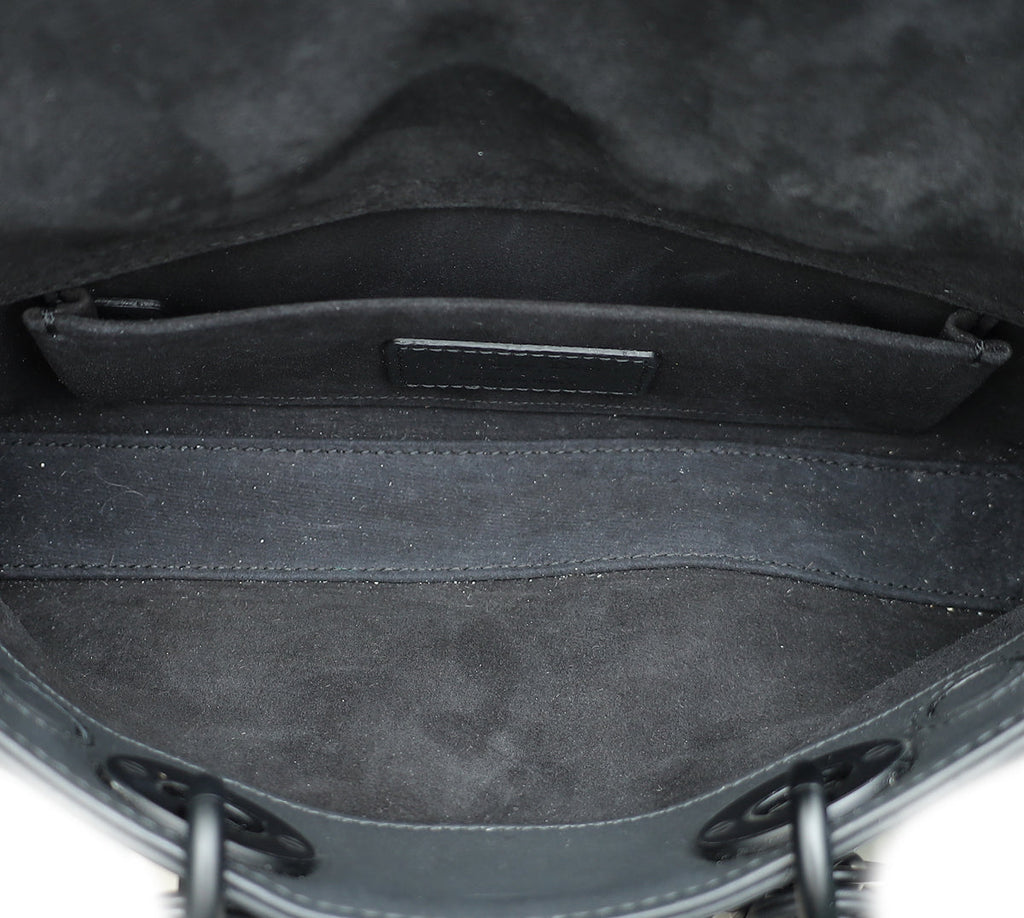 Christian Dior Black Ultramatte D-Joy Small Bag