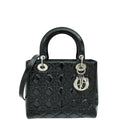 Christian Dior Black Lady Dior Medium Bag