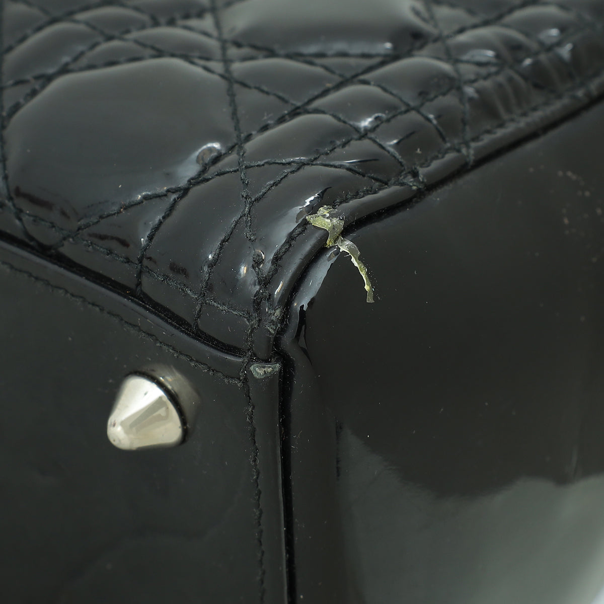 Christian Dior Black Lady Dior Medium Bag