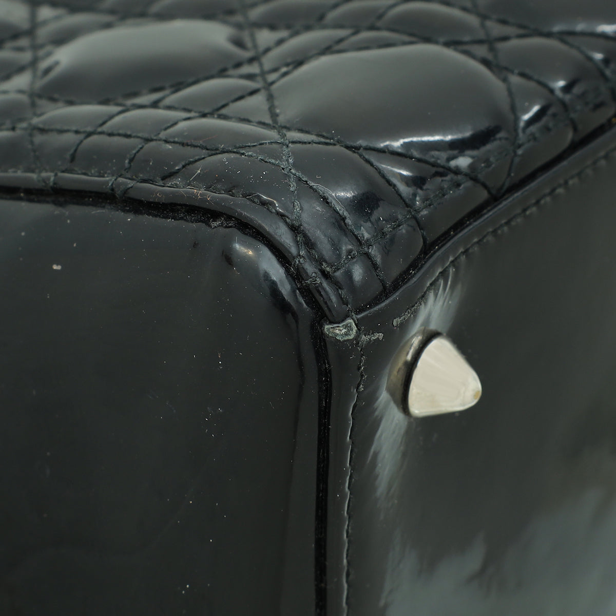 Christian Dior Black Lady Dior Medium Bag