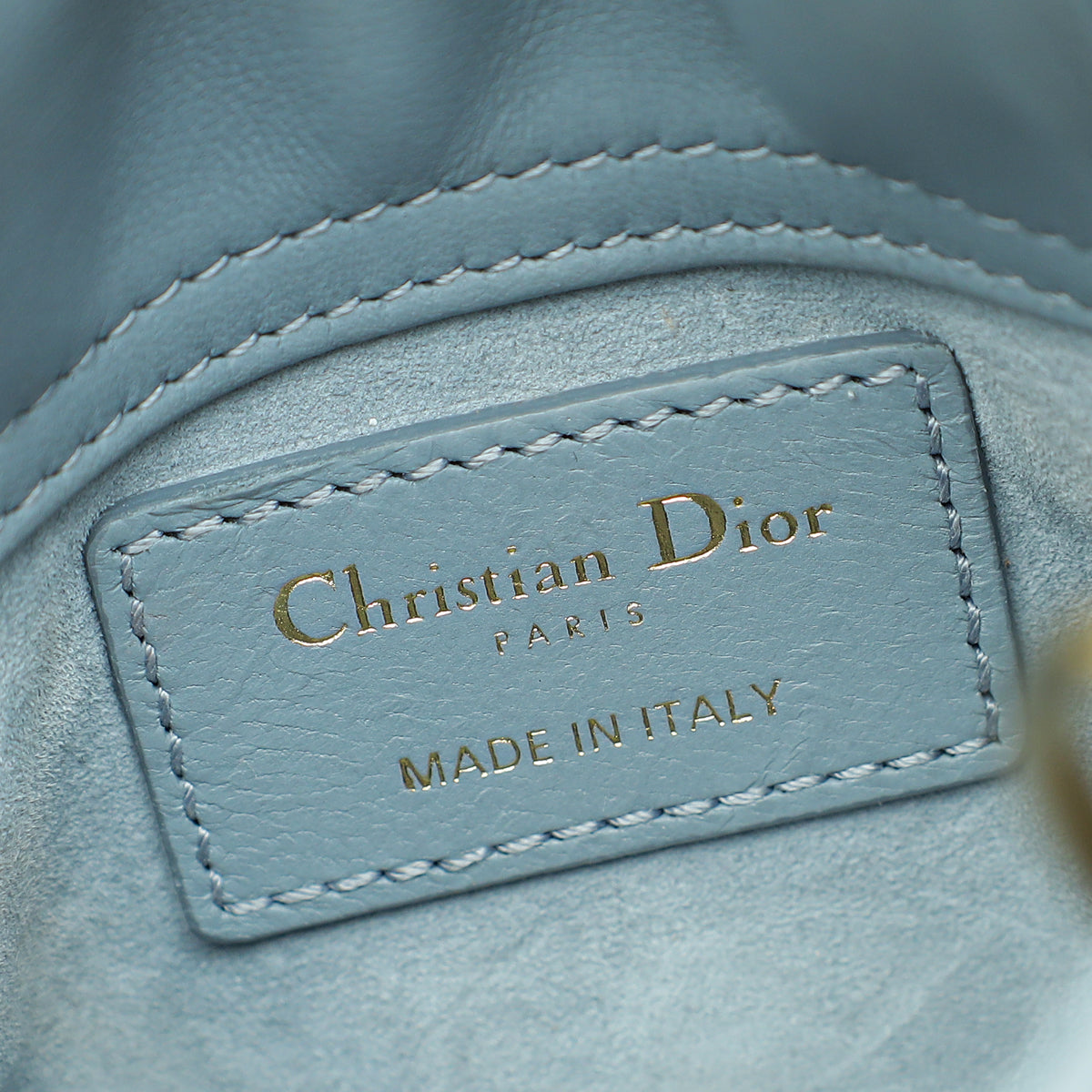 Christian Dior Cloud Blue Lady Dior Micro Bag