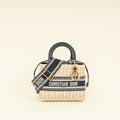 Christian Dior Bicolor Wicker Lady Dior Medium Bag