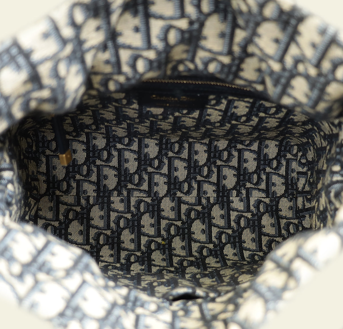 Christian Dior Bicolor Wicker Lady Dior Medium Bag