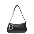 Christian Dior Black Charms Small Shoulder Bag