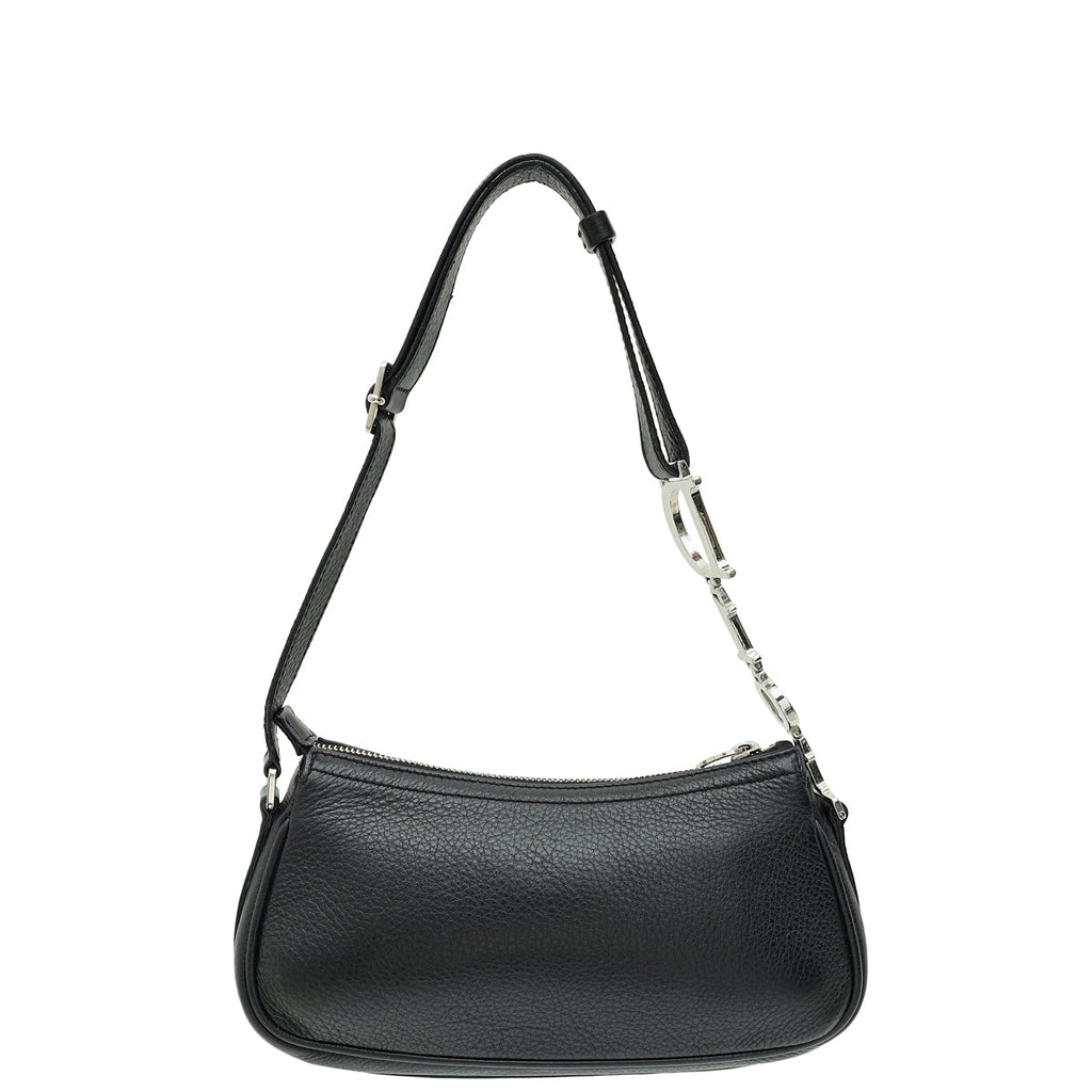 Christian Dior Black Charms Small Shoulder Bag