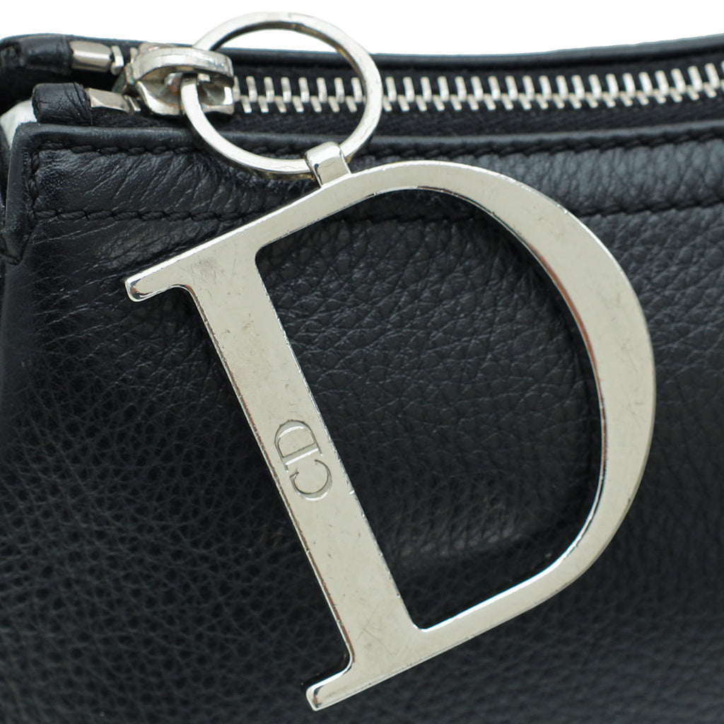 Christian Dior Black Charms Small Shoulder Bag