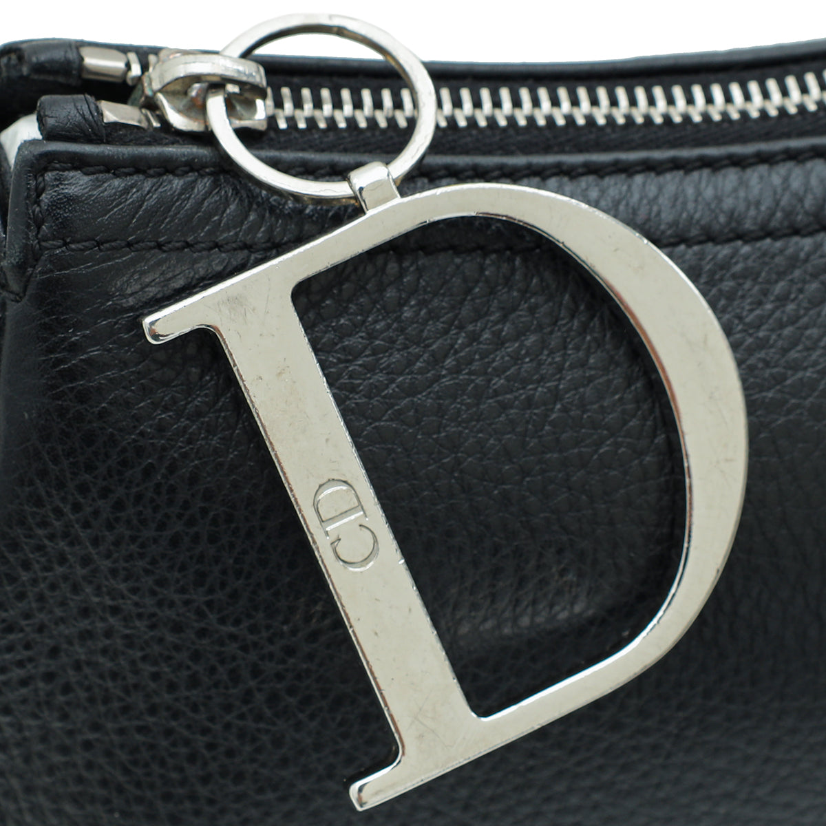 Christian Dior Black Charms Small Shoulder Bag