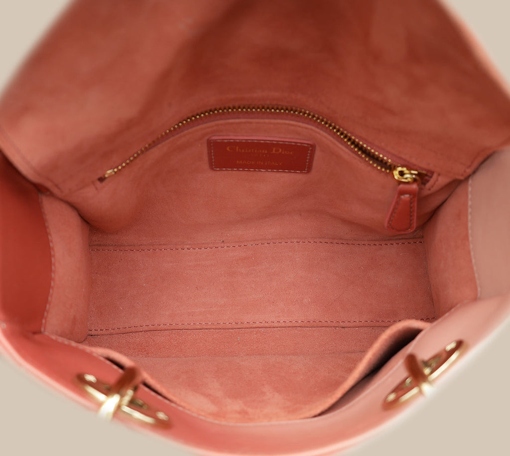 Christian Dior Flamingo Gradient Lady Dior My ABCDior Small Bag