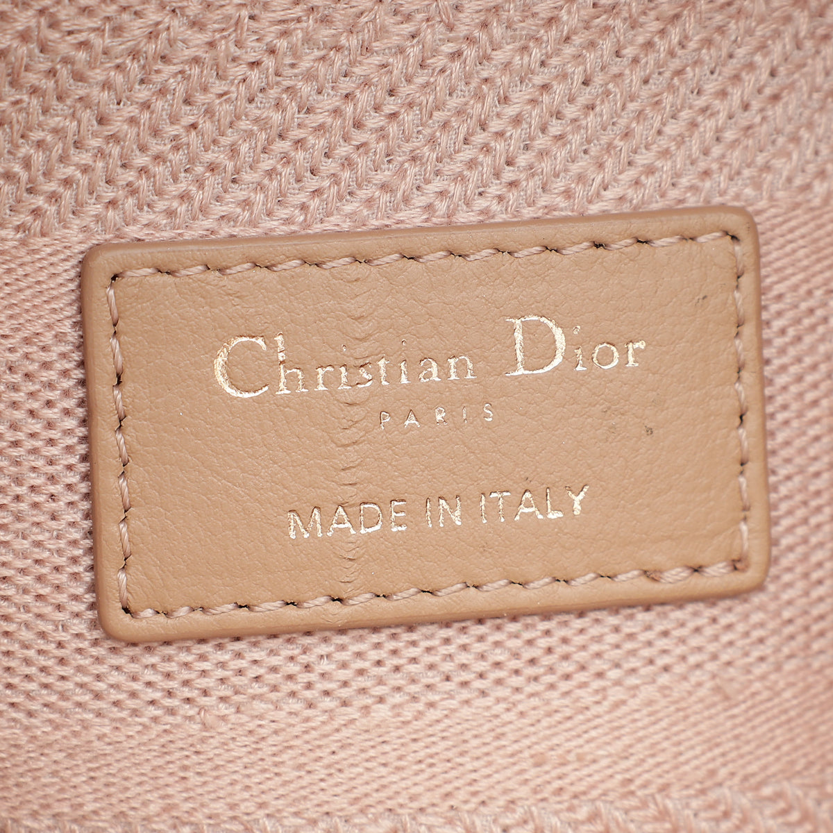 Christian Dior Rosewood Lady D-Lite Cannage Embroidery Medium Bag