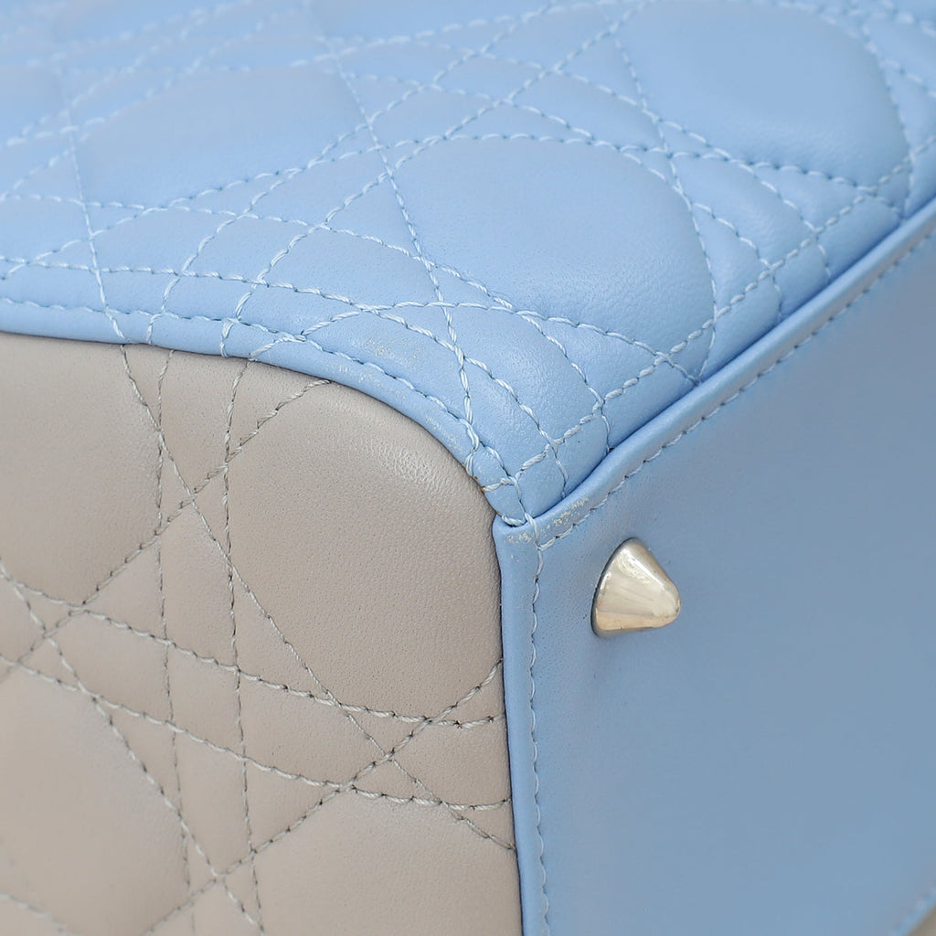 Christian Dior Bicolor Lady Dior Medium Bag