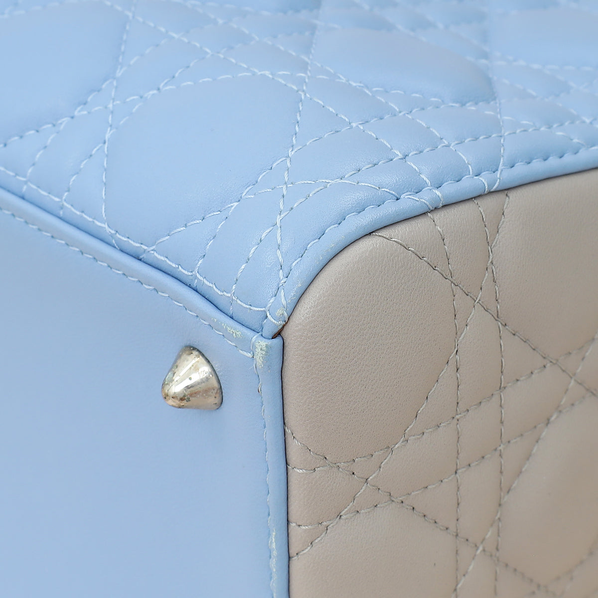 Christian Dior Bicolor Lady Dior Medium Bag
