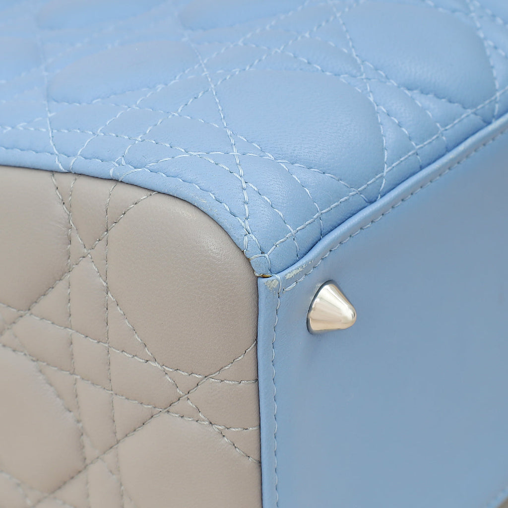 Christian Dior Bicolor Lady Dior Medium Bag