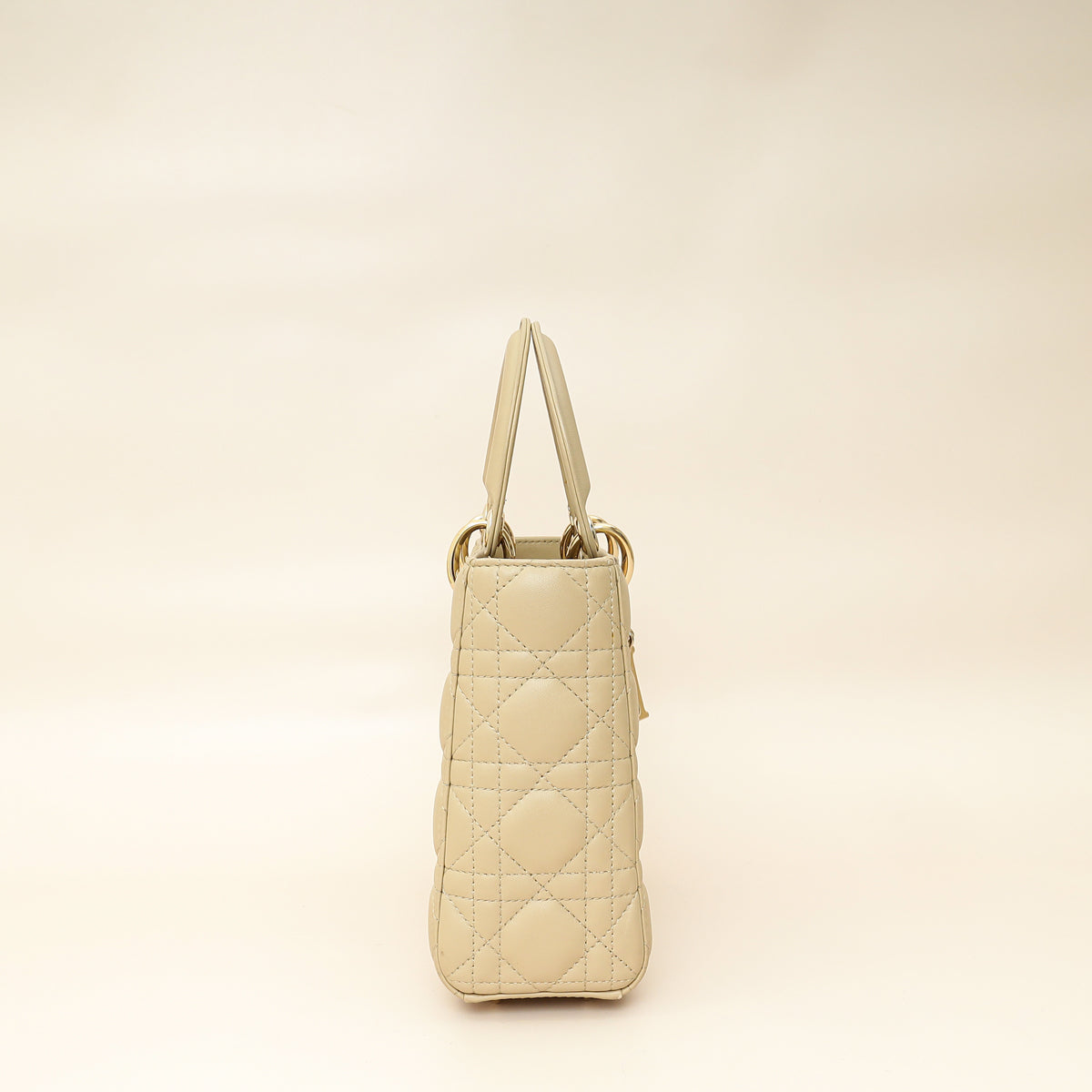 Christian Dior Desert Taupe Lady Dior My ABCDior Small Bag