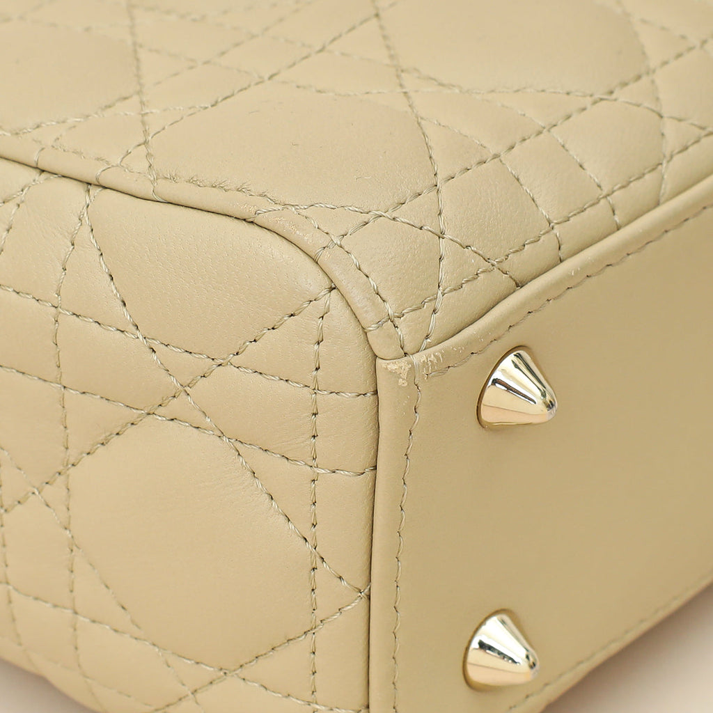 Christian Dior Desert Taupe Lady Dior My ABCDior Small Bag