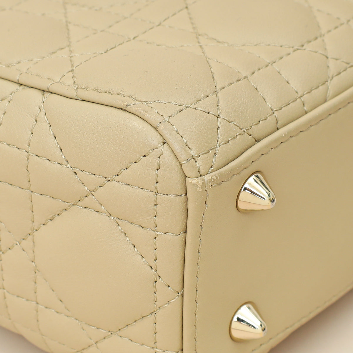 Christian Dior Desert Taupe Lady Dior My ABCDior Small Bag