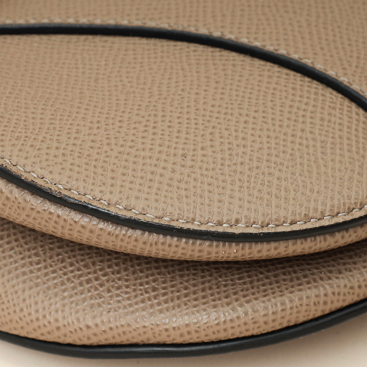 Christian Dior Etoupe Saddle Medium Bag W/ Extra Strap