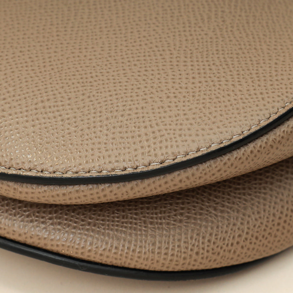 Christian Dior Etoupe Saddle Medium Bag W/ Extra Strap