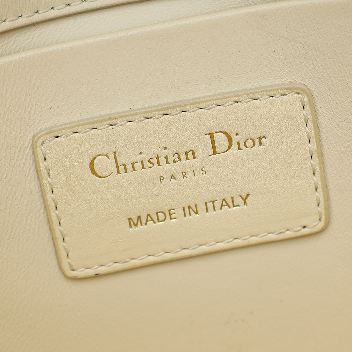 Christian Dior Cream 30 Montaigne Flap Shoulder Bag