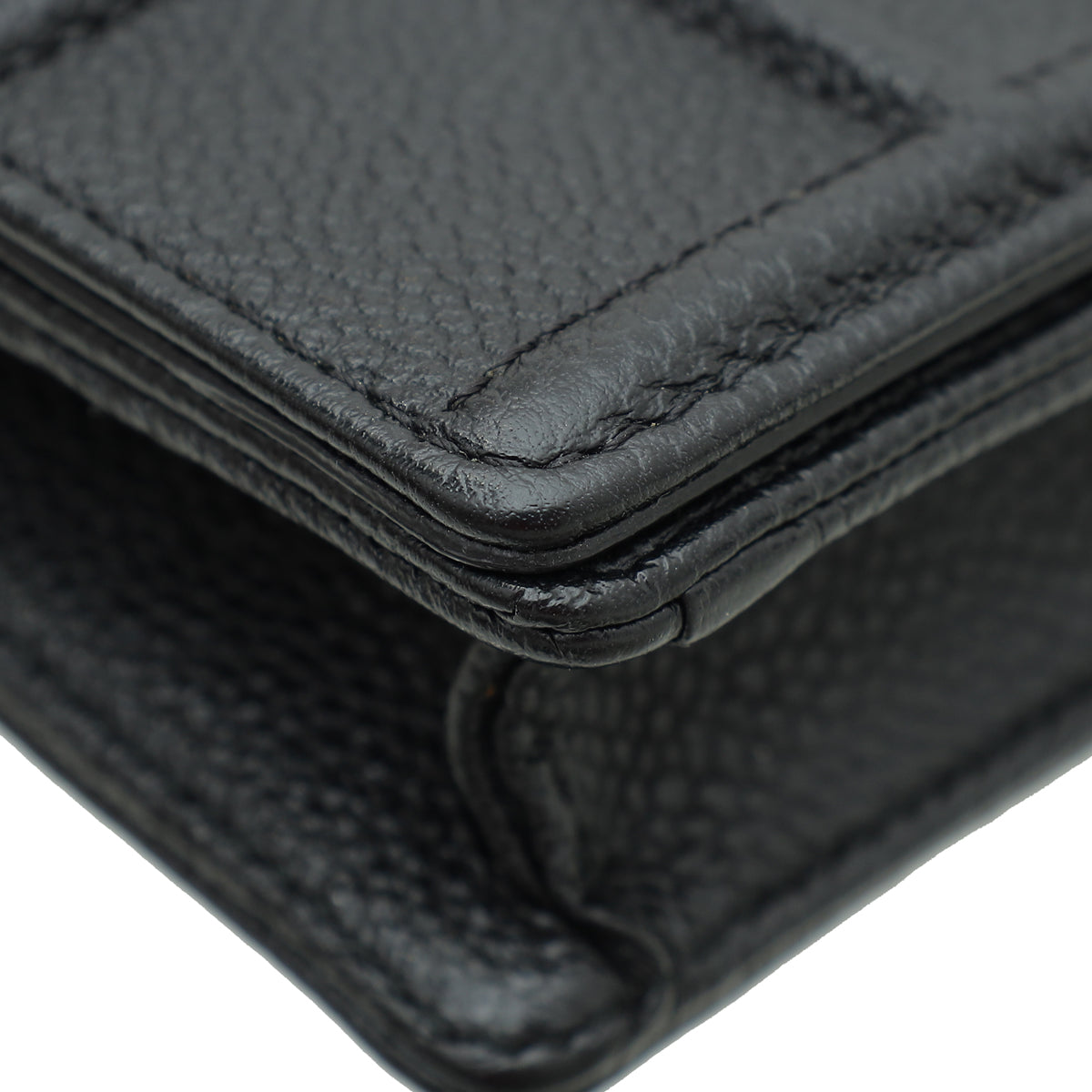 Christian Dior Black Diorama Wallet on Chain
