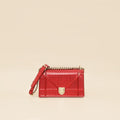 Christian Dior Red Micro Cannage Diorama Small Shoulder Bag