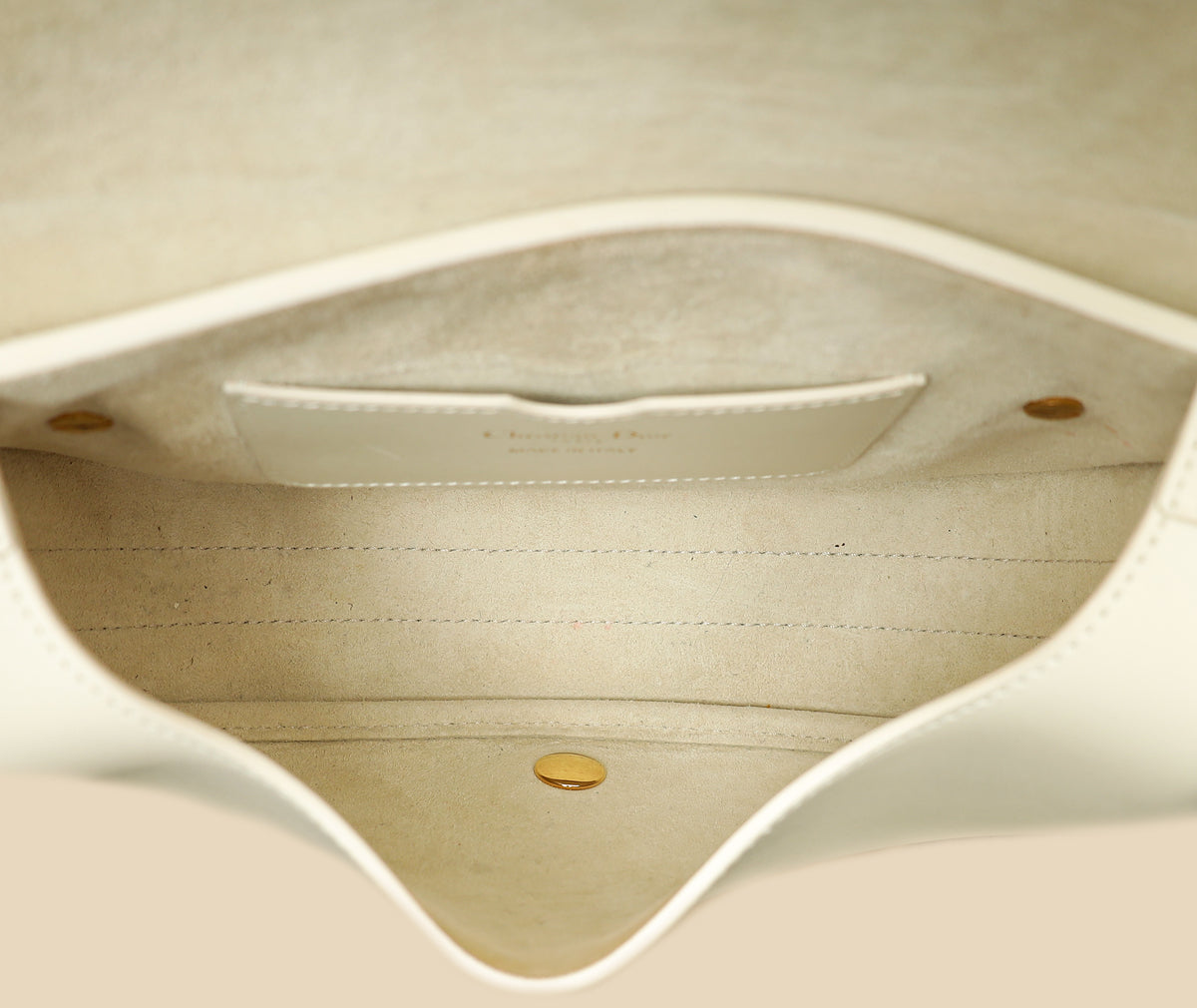 Christian Dior White Bobby Medium Shoulder Bag