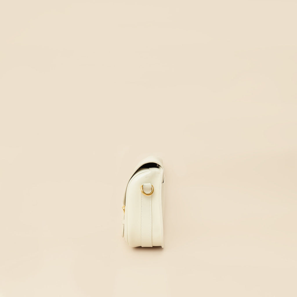 Christian Dior White Bobby Medium Shoulder Bag