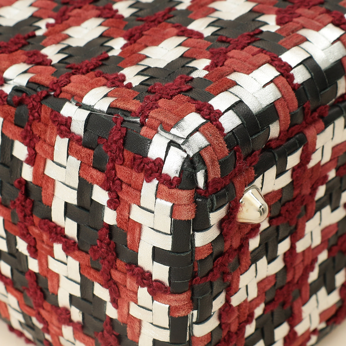Christian Dior Multicolor Woven Lady Dior Large Bag