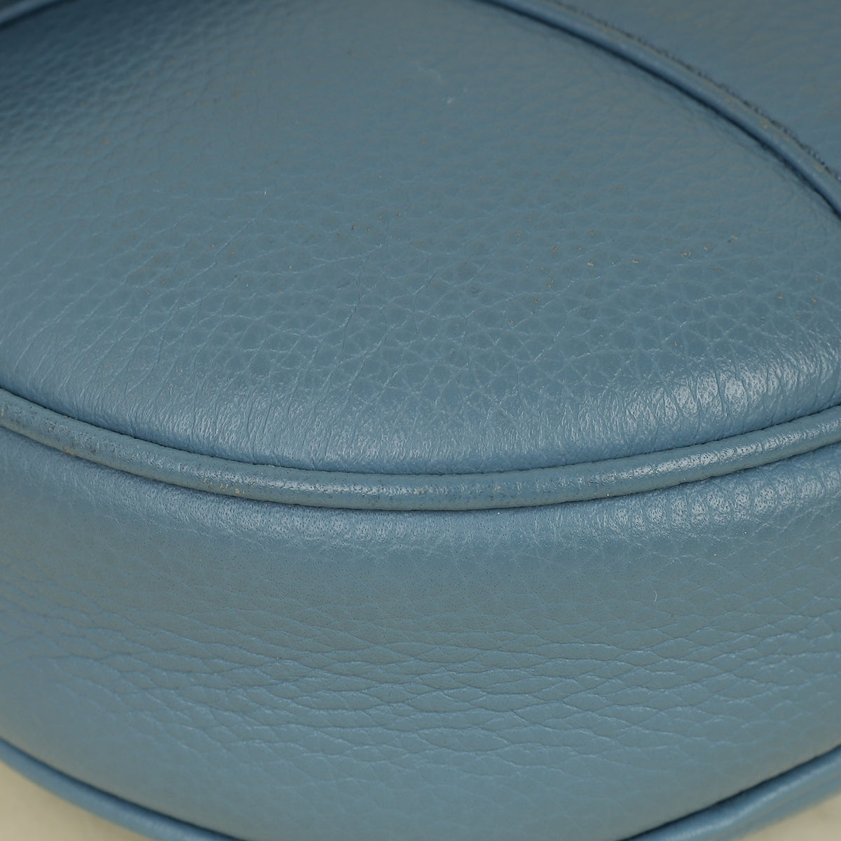 Christian Dior Blue x Shawn Stussy 2020 Logo Print Saddle Bag