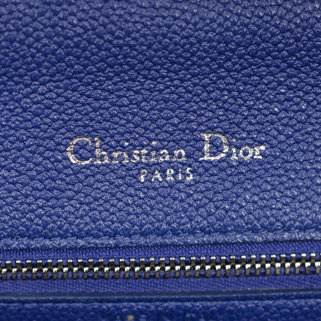 Christian Dior Blue Diorama Flap Shoulder Bag