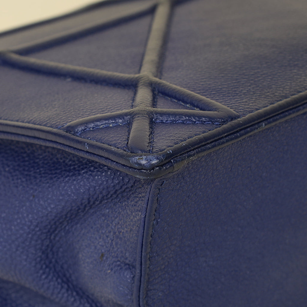 Christian Dior Blue Diorama Flap Shoulder Bag