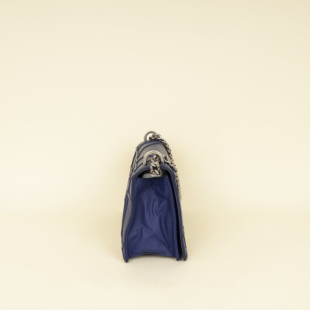 Christian Dior Blue Diorama Flap Shoulder Bag